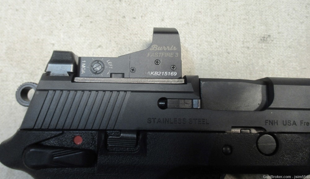 FN FNX-45 Tactical DA/SA Semi-Auto .45ACP Pistol-5.3"-15+1-FASTFIRE 3-img-6
