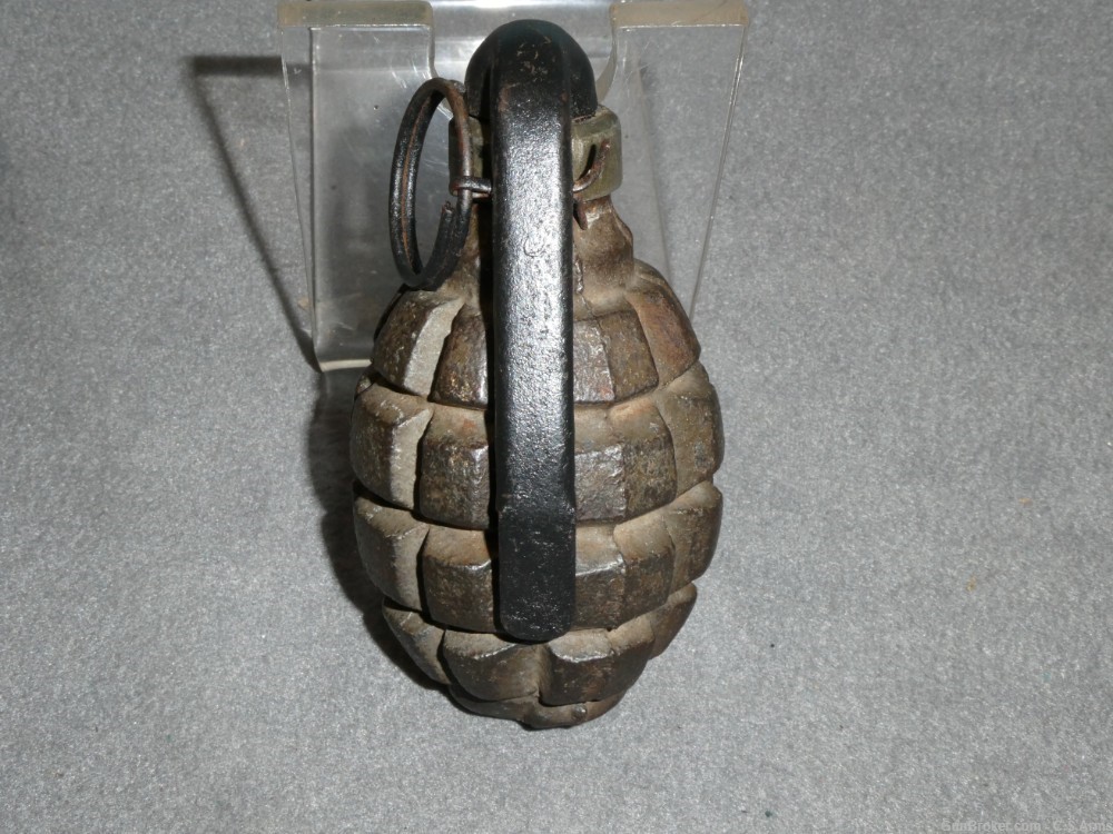 INERT WWI French F1 Hand Grenade w/ Billant Fuse-img-5