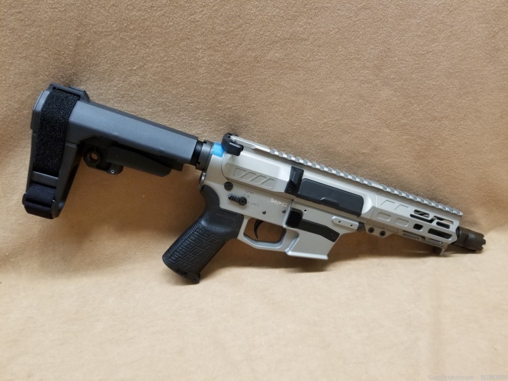 CMMG Banshee MKG 45ACP Pistol in Titanium-img-0