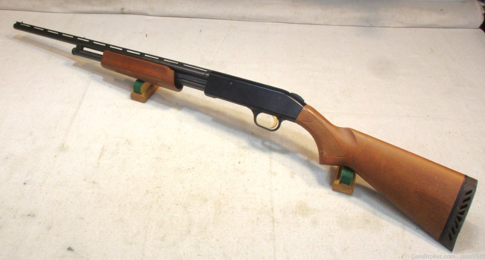 Mossberg 500E 410Ga Pump Action Shotgun 24” 3” Full Wood-img-1