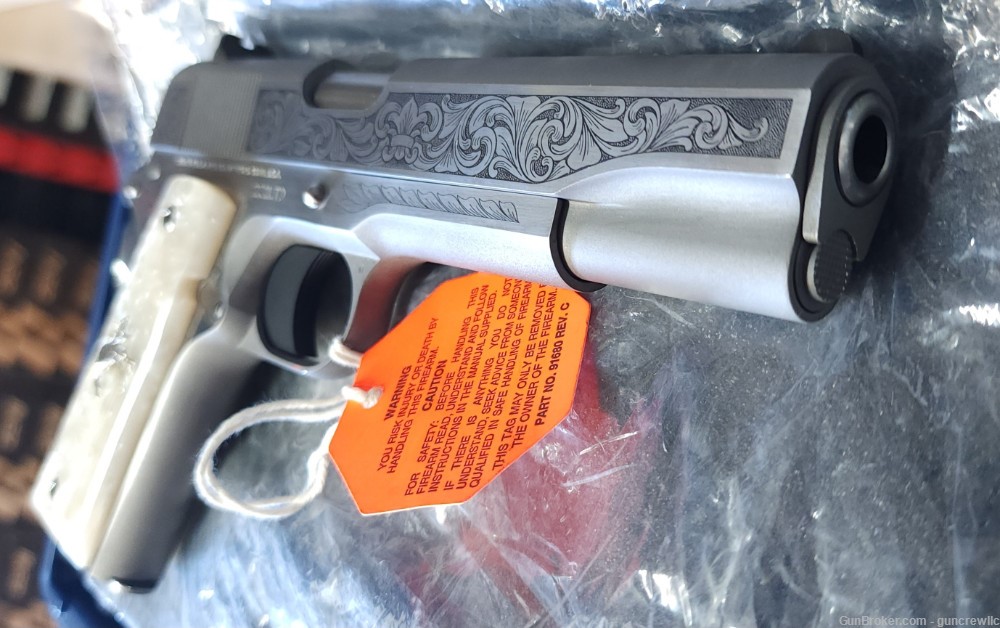 Colt TALO Brian Powley Engraved 38 Super 1/300 Stainless O2091LTD Layaway-img-16