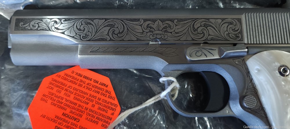 Colt TALO Brian Powley Engraved 38 Super 1/300 Stainless O2091LTD Layaway-img-9