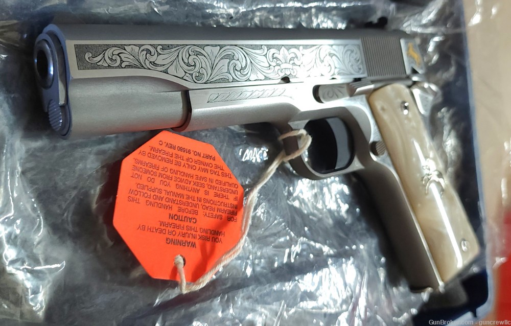 Colt TALO Brian Powley Engraved 38 Super 1/300 Stainless O2091LTD Layaway-img-8