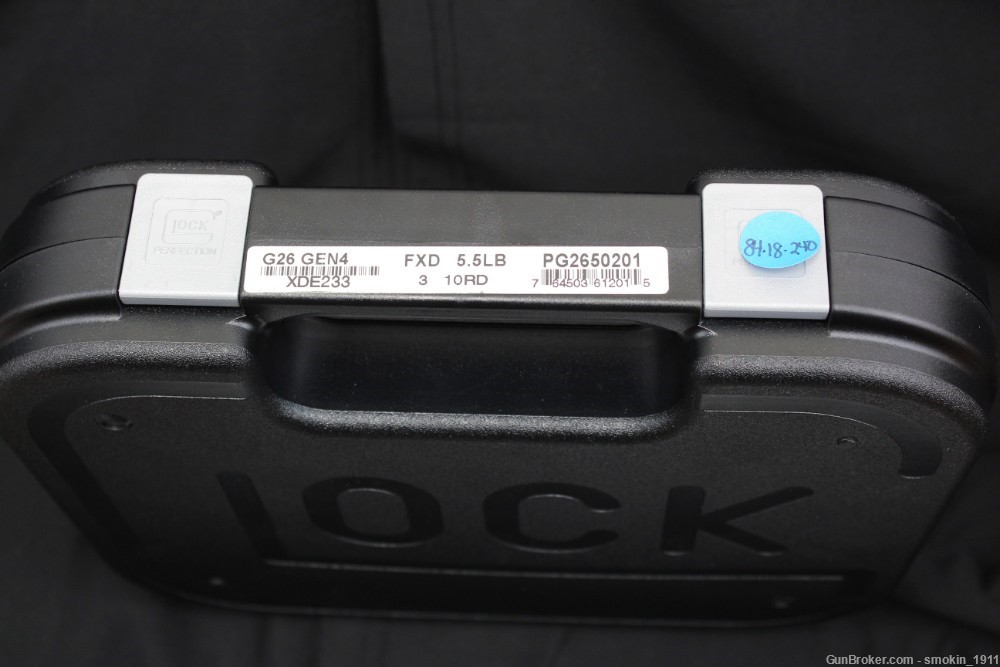 Glock G26 Gen4 9mm Cut for Trijicon RMR; USED with extras -img-17