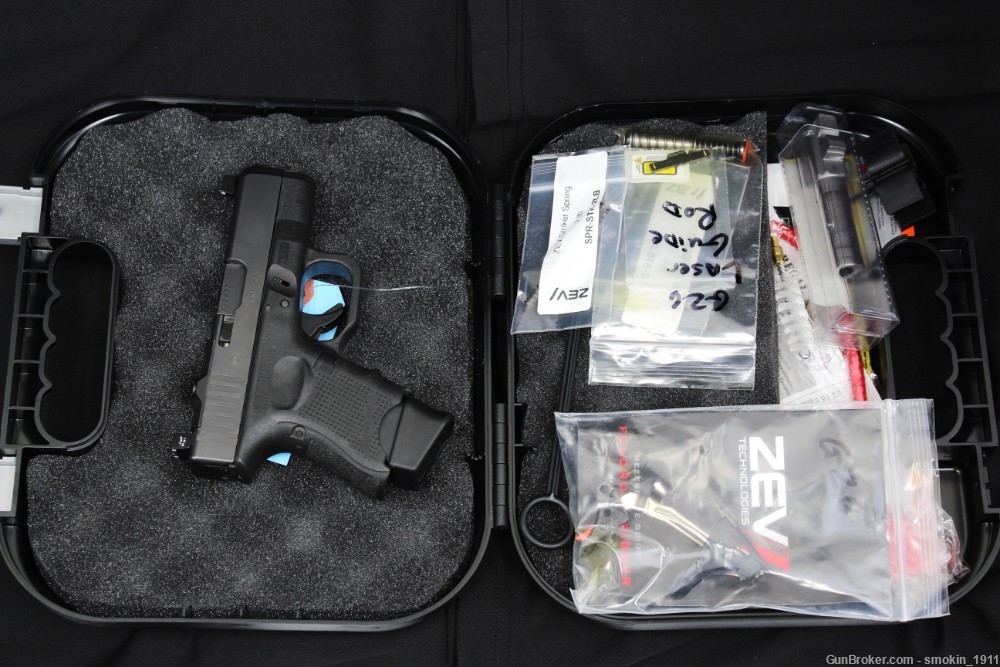 Glock G26 Gen4 9mm Cut for Trijicon RMR; USED with extras -img-16