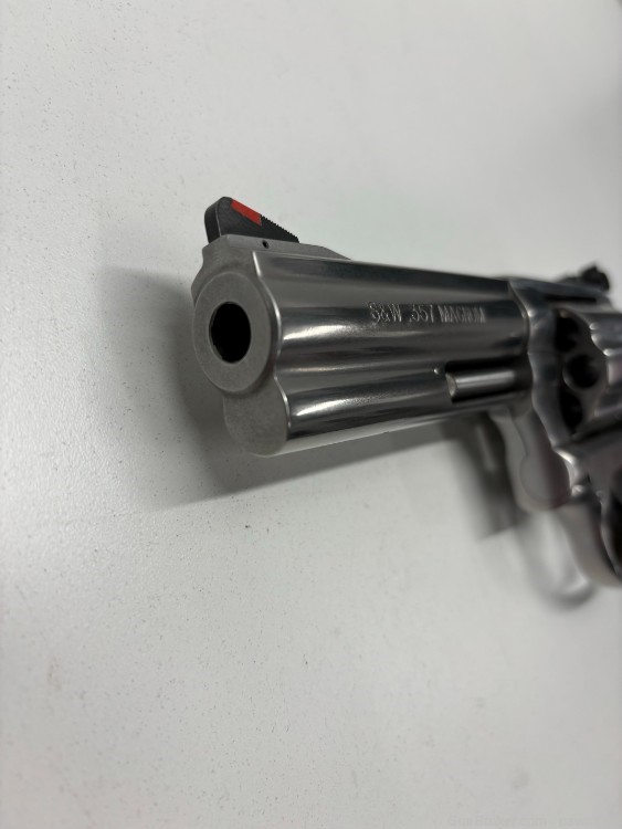 SMITH AND WESSON 686-6 .357 MAGNUM STAINLESS 7 SHOT REVOLVER DOUBLE ACTION-img-7