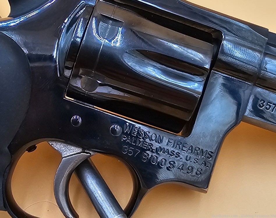 Dan Wesson 15-2 HFB .357 Magnum revolver 3" blued adj sights hogue grips-img-14