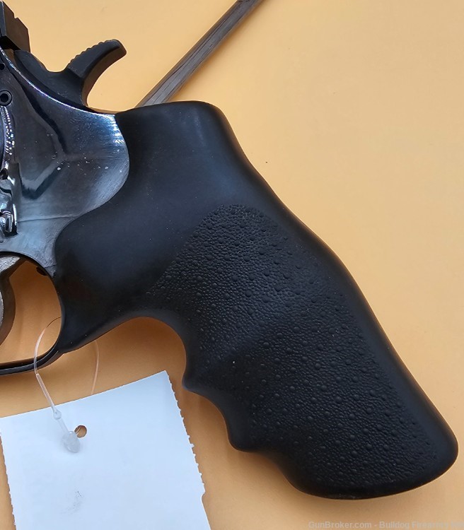 Dan Wesson 15-2 HFB .357 Magnum revolver 3" blued adj sights hogue grips-img-11