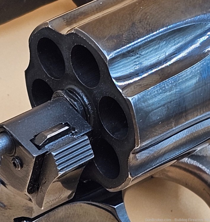Dan Wesson 15-2 HFB .357 Magnum revolver 3" blued adj sights hogue grips-img-9