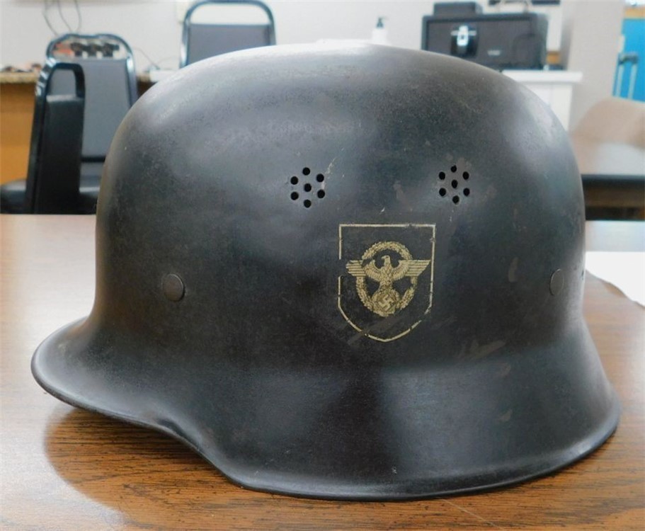 WWII German Police helmet.   (#3)-img-0