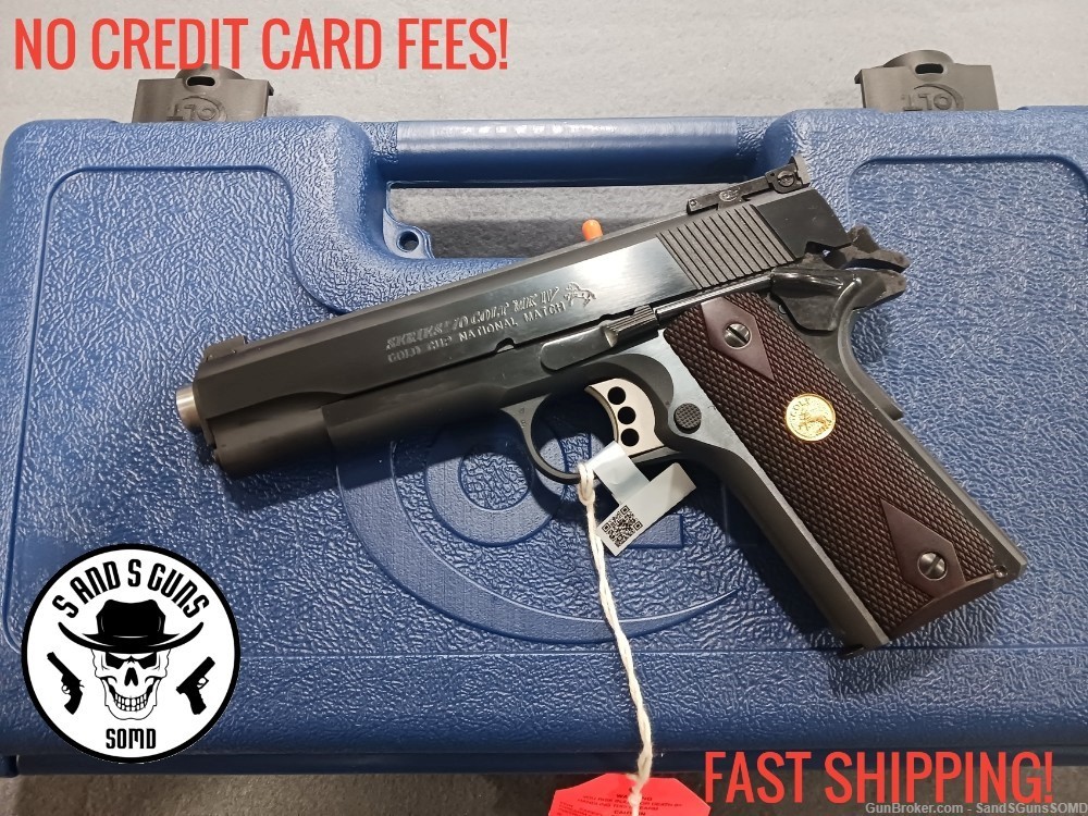 COLT 1911 GOLD CUP NATIONAL MATCH 45 ACP 5" SEMI AUTO PISTOL NEW-img-0