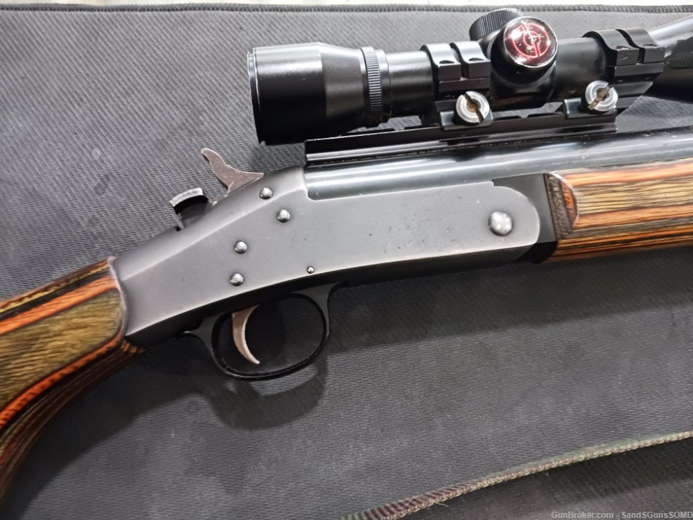 H&R 980 ULTRA SLUG 12 GAUGE REDFIELD SCOPE RIFLE SINGLE SHOT SHOTGUN -img-4