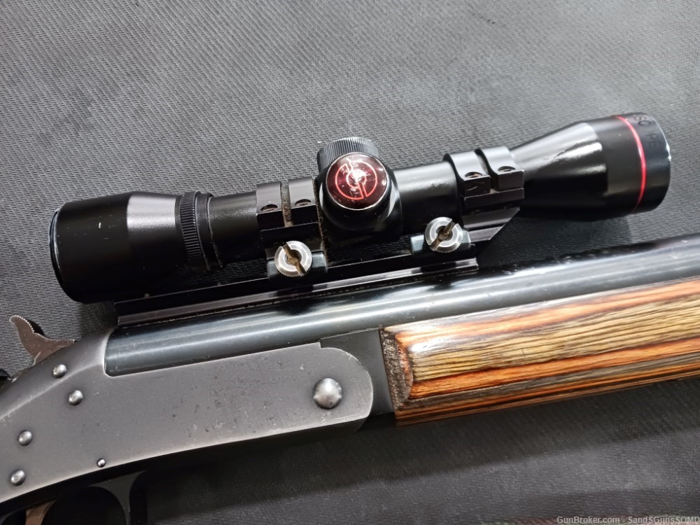 H&R 980 ULTRA SLUG 12 GAUGE REDFIELD SCOPE RIFLE SINGLE SHOT SHOTGUN -img-3