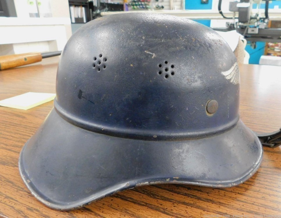 WWII German Luftschutz Gladiator Helmet #RL2 38/28  (1001)-img-4