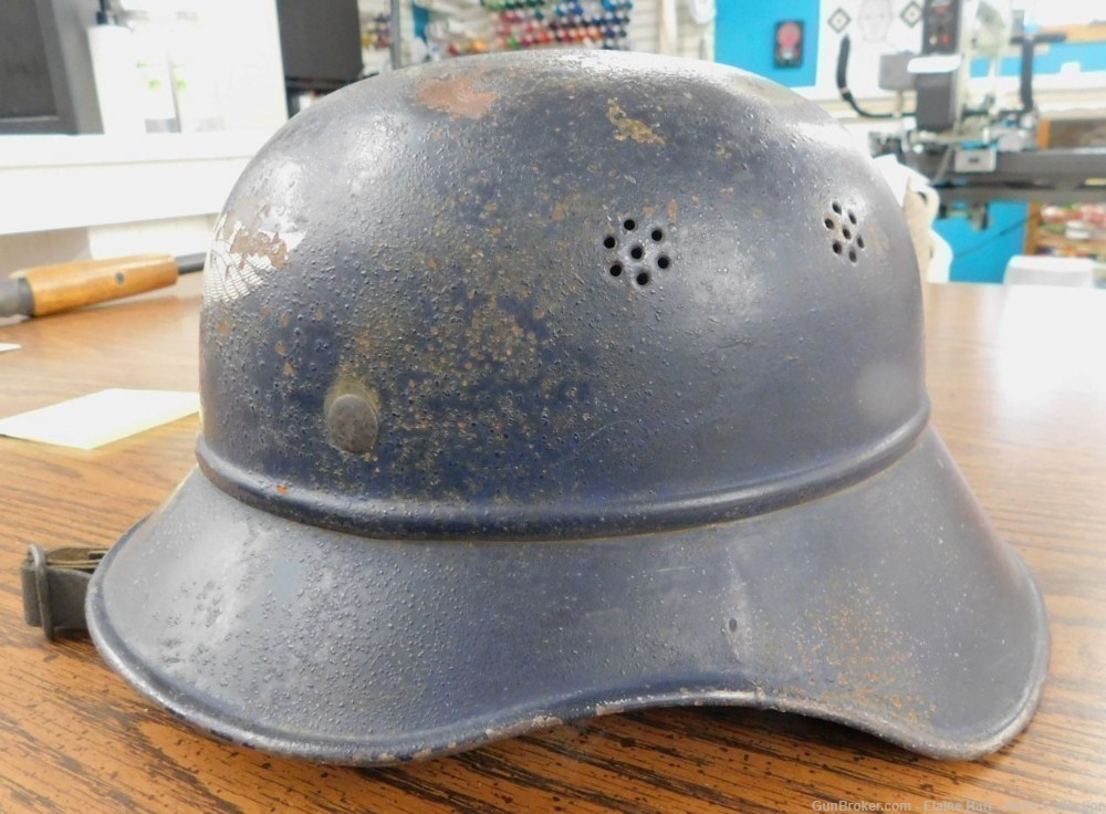 WWII German Luftschutz Gladiator Helmet #RL2 38/28  (1001)-img-2