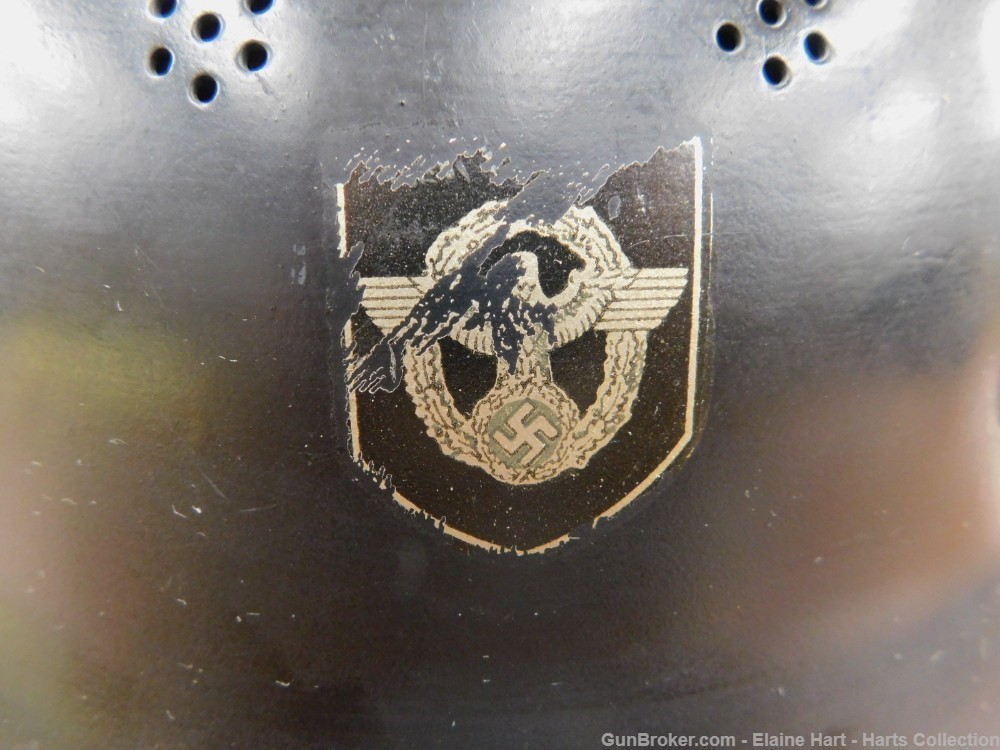 German WWII Fire/Police Helmet  (#1)-img-1