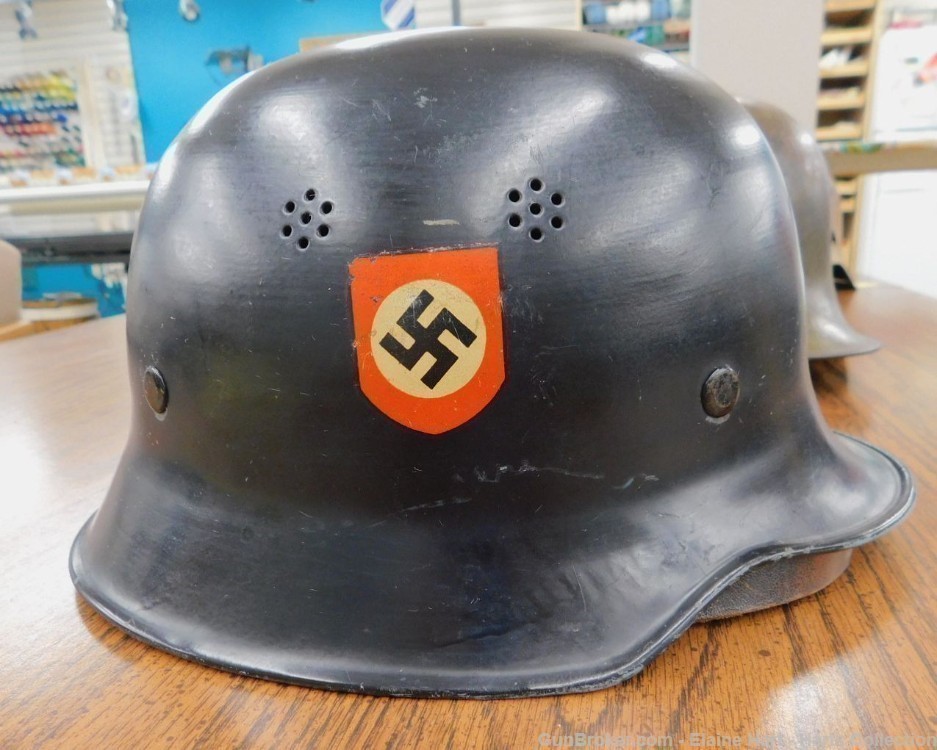 German WWII Fire/Police Helmet  (#1)-img-3