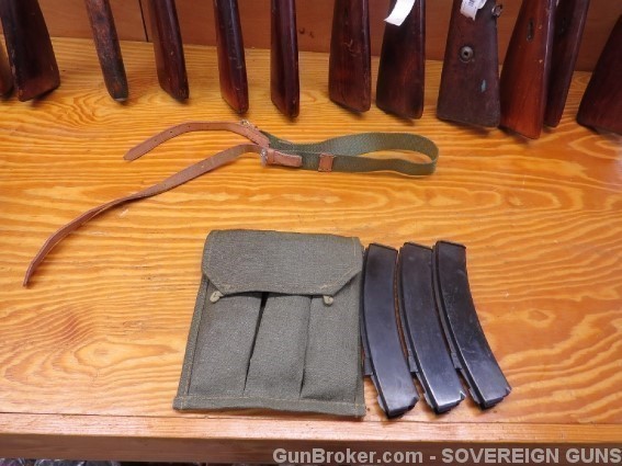 PPS-43C 7.62X25 Mag Pouch 3 35rd Magazines & Sling-img-4