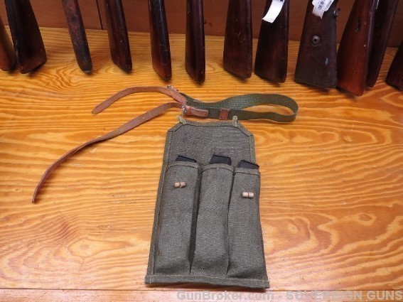 PPS-43C 7.62X25 Mag Pouch 3 35rd Magazines & Sling-img-0