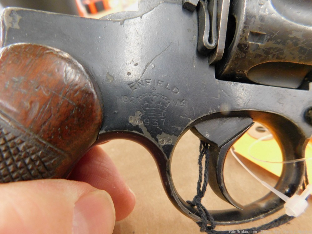 Enfield #2 MK1 1937 38 caliber revolver   (C&R/9232)-img-3