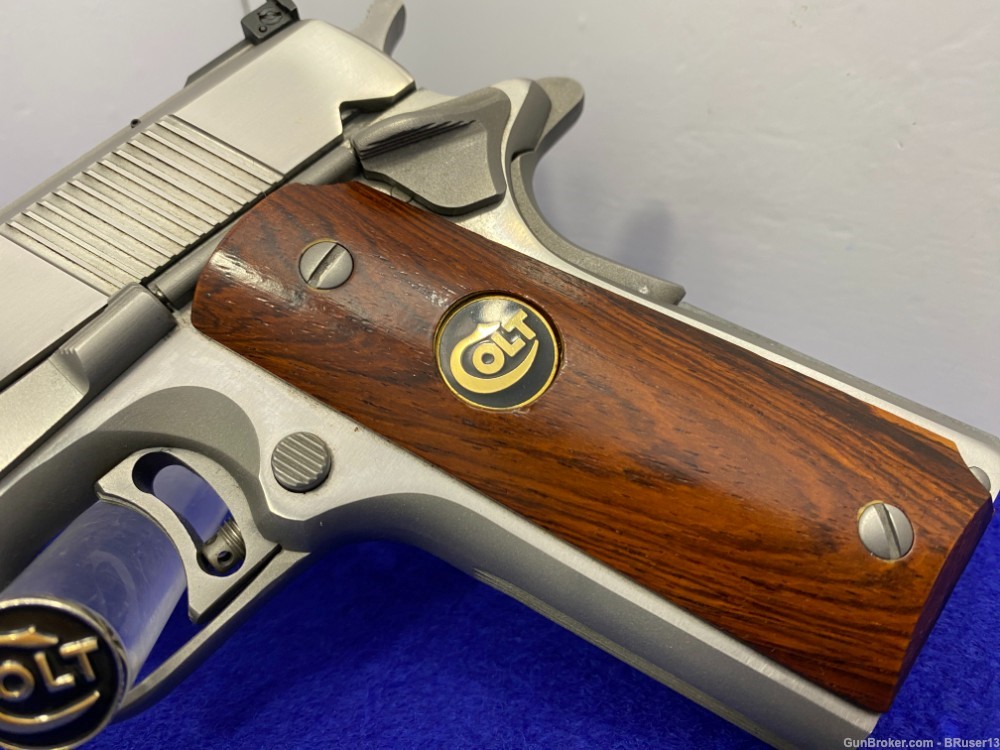 1988 Colt Officers Match .45 Auto Stainless *AMAZING 1 OF 350 EVER MADE*-img-20