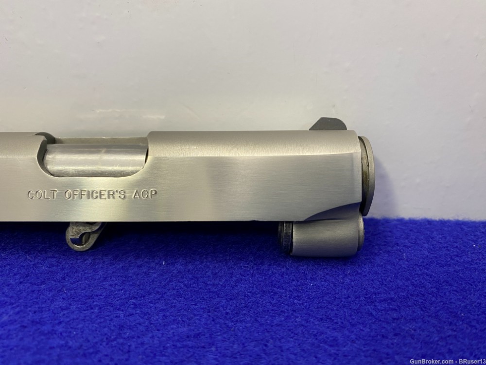 1988 Colt Officers Match .45 Auto Stainless *AMAZING 1 OF 350 EVER MADE*-img-8