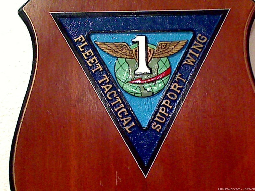 CDR John Braddock "Brad" Hawkins USN Fleet Tactical Support Wing Plaque-img-1