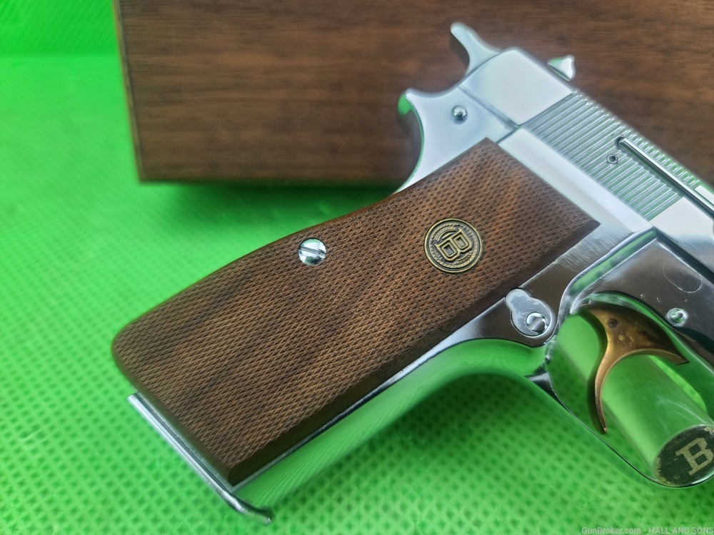 Browning HI-POWER * 9mm BRIGHT NICKEL * CENTENNIAL 1878 * 1978 BELGIUM MADE-img-8