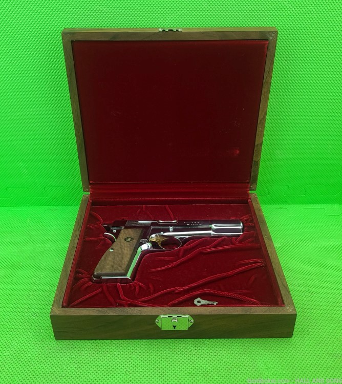 Browning HI-POWER * 9mm BRIGHT NICKEL * CENTENNIAL 1878 * 1978 BELGIUM MADE-img-33
