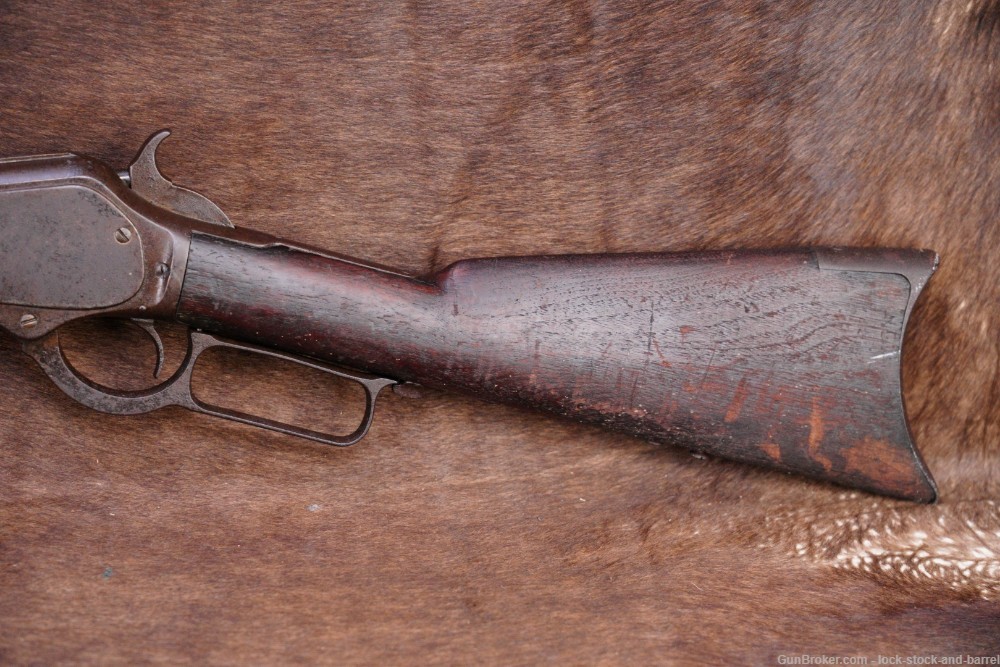 Winchester Model 1876 Centennial 28" Round .45-75 Lever Rifle, 1882 Antique-img-8