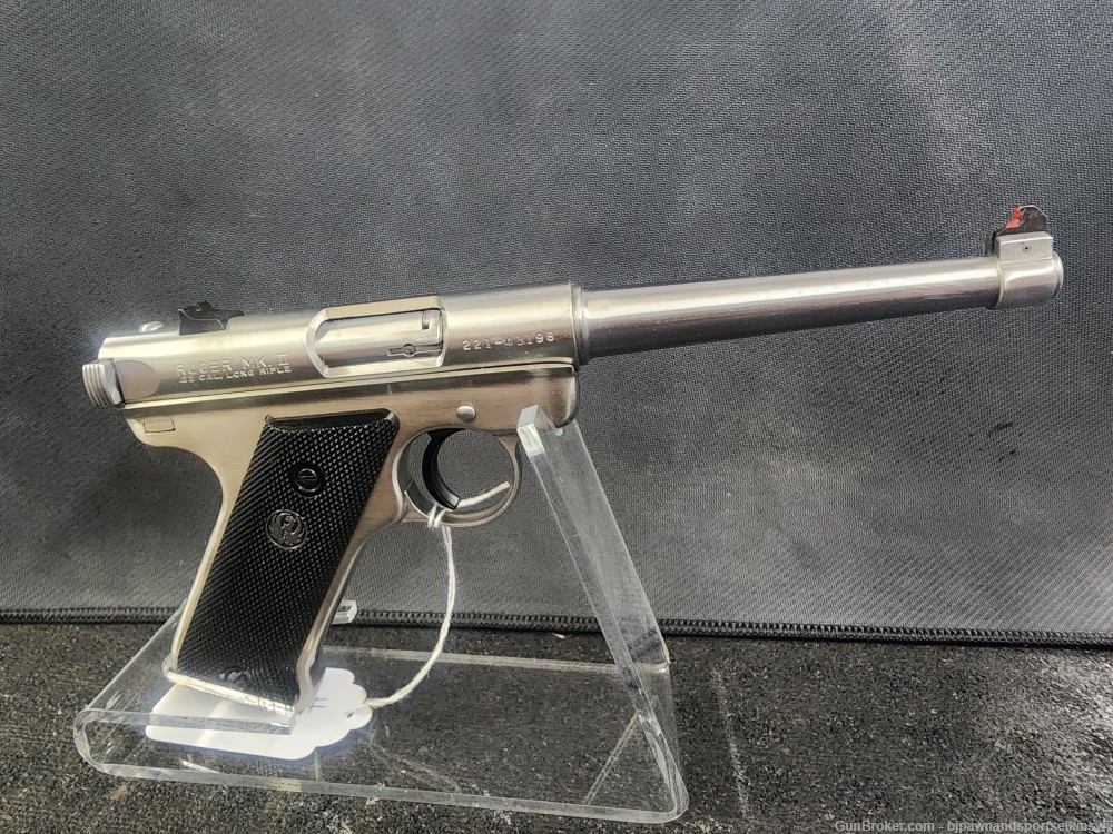 Ruger MK II Stainless Tapered - .22LR Target Pistol (MFG 1994)-img-0