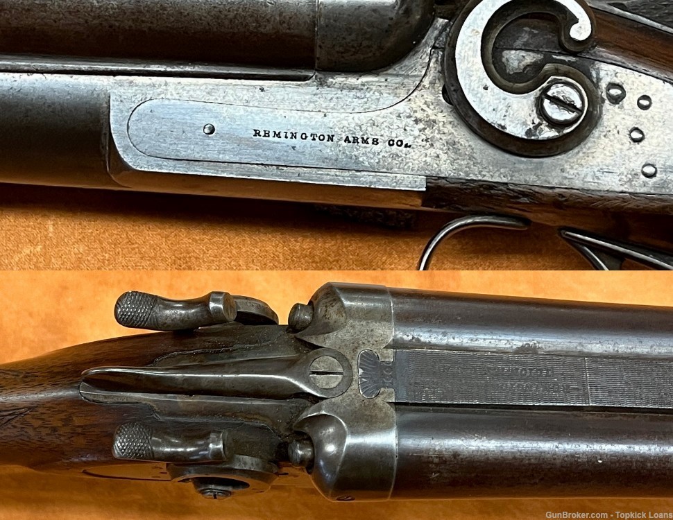 Remington Arms Model 1889 12 Gauge SxS Side By Side Double Barrel Shotgun-img-8