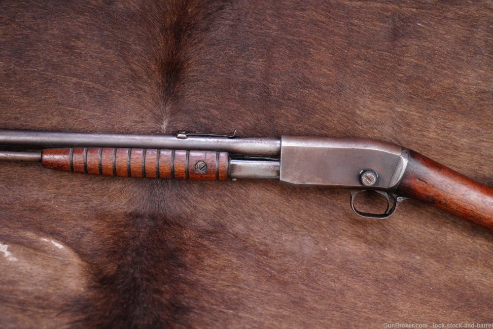 Remington Model 12-A 12A .22 S/L/LR 22" Pump Slide Action Rifle C&R-img-9
