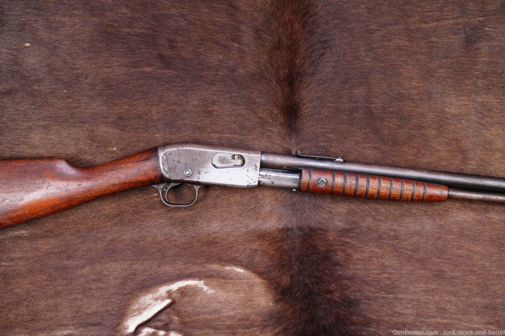 Remington Model 12-A 12A .22 S/L/LR 22" Pump Slide Action Rifle C&R-img-2