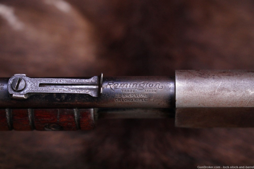 Remington Model 12-A 12A .22 S/L/LR 22" Pump Slide Action Rifle C&R-img-18