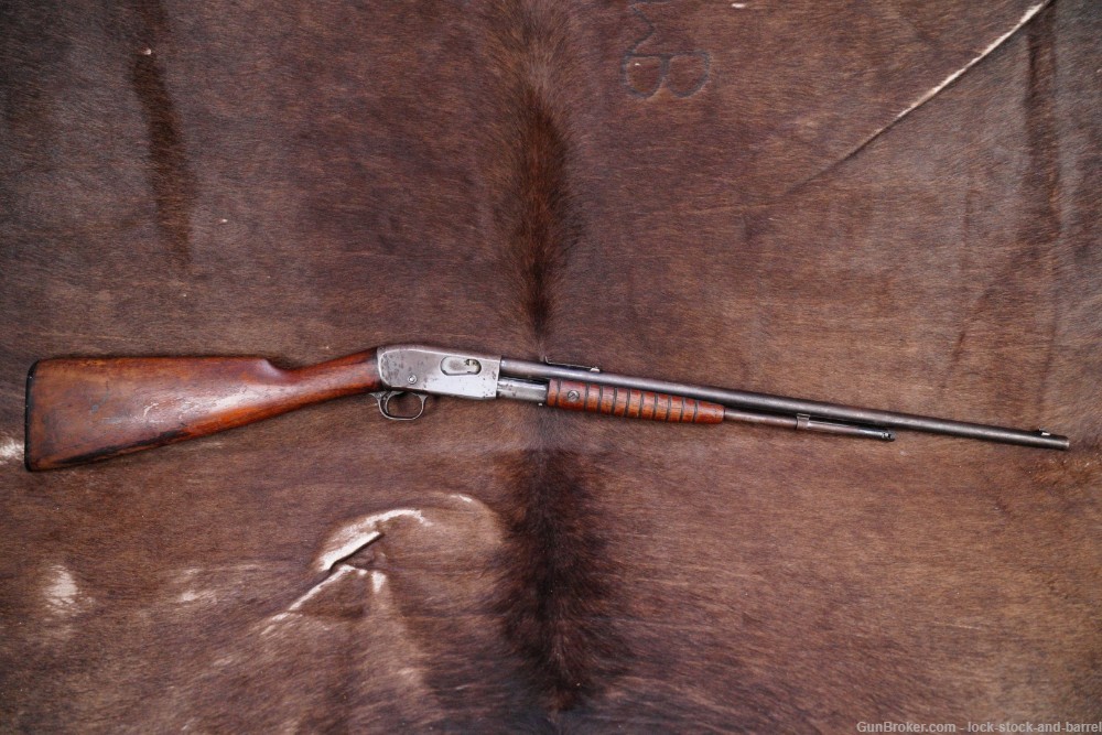 Remington Model 12-A 12A .22 S/L/LR 22" Pump Slide Action Rifle C&R-img-6