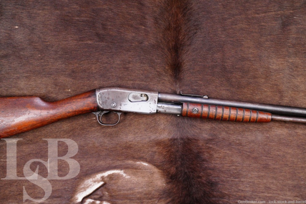 Remington Model 12-A 12A .22 S/L/LR 22" Pump Slide Action Rifle C&R-img-0
