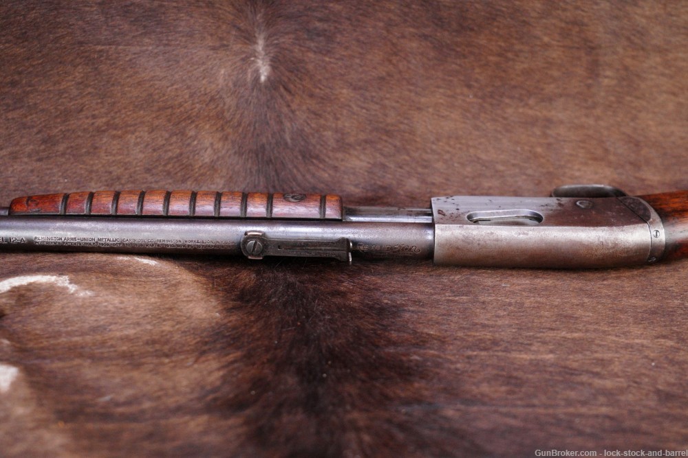 Remington Model 12-A 12A .22 S/L/LR 22" Pump Slide Action Rifle C&R-img-15