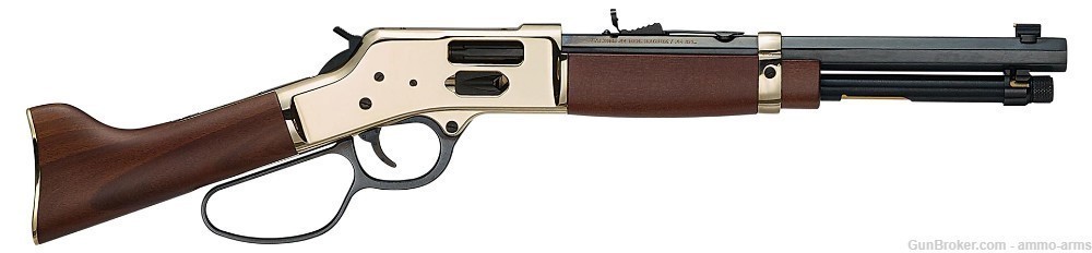 Henry Big Boy Mare's Leg Side Gate .45 Colt 12.9" Brass Walnut H006GCML-img-1
