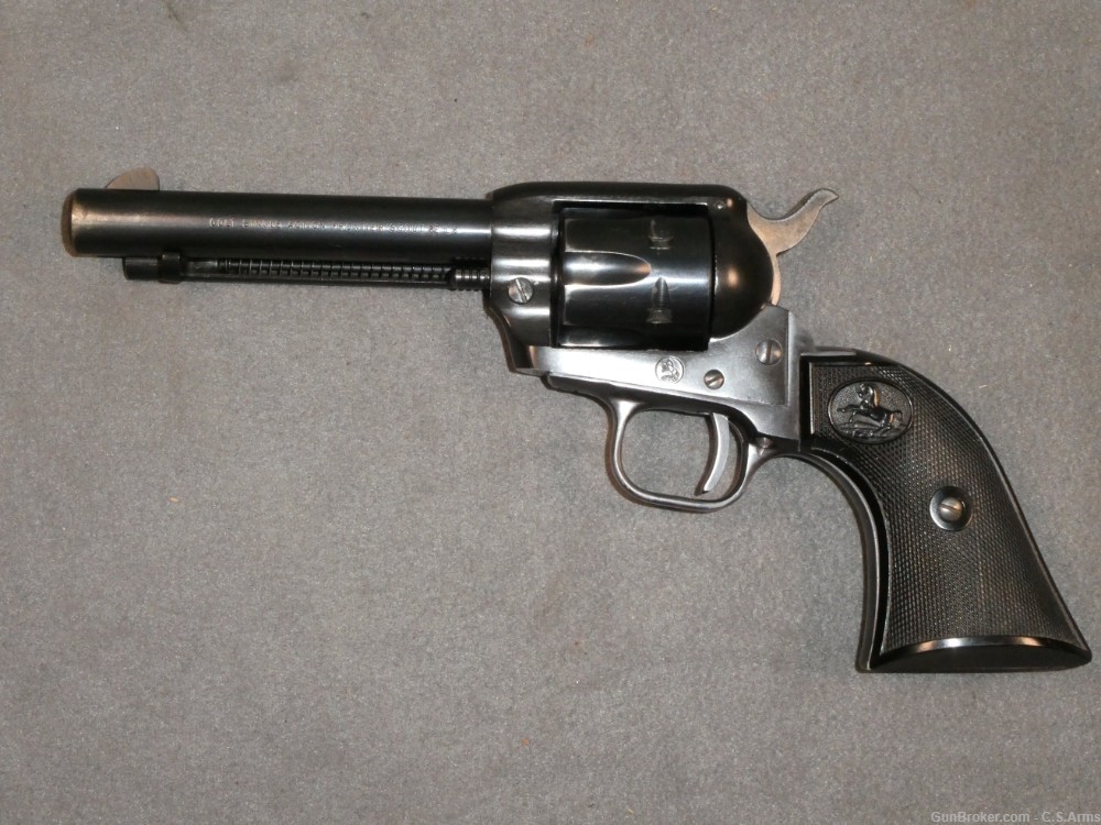 Colt Frontier Scout Single Action Revolver, .22LR, 1961 Mfg.-img-1