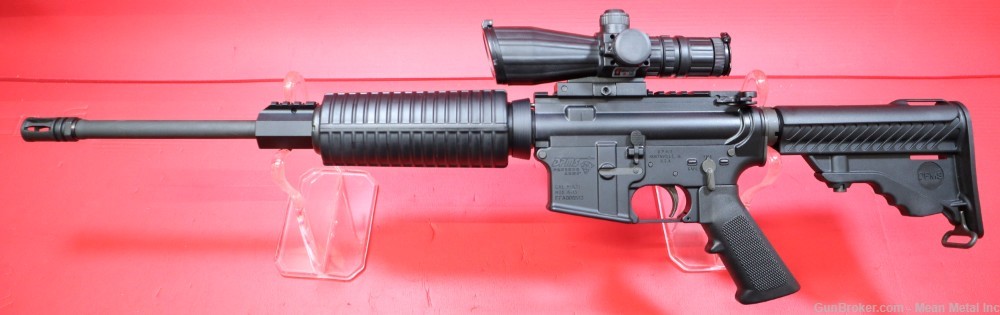 DPMS Oracle A-15 16" 5.56 Carbine w/Scope AR15 AR-15 PENNY START No Reserve-img-2
