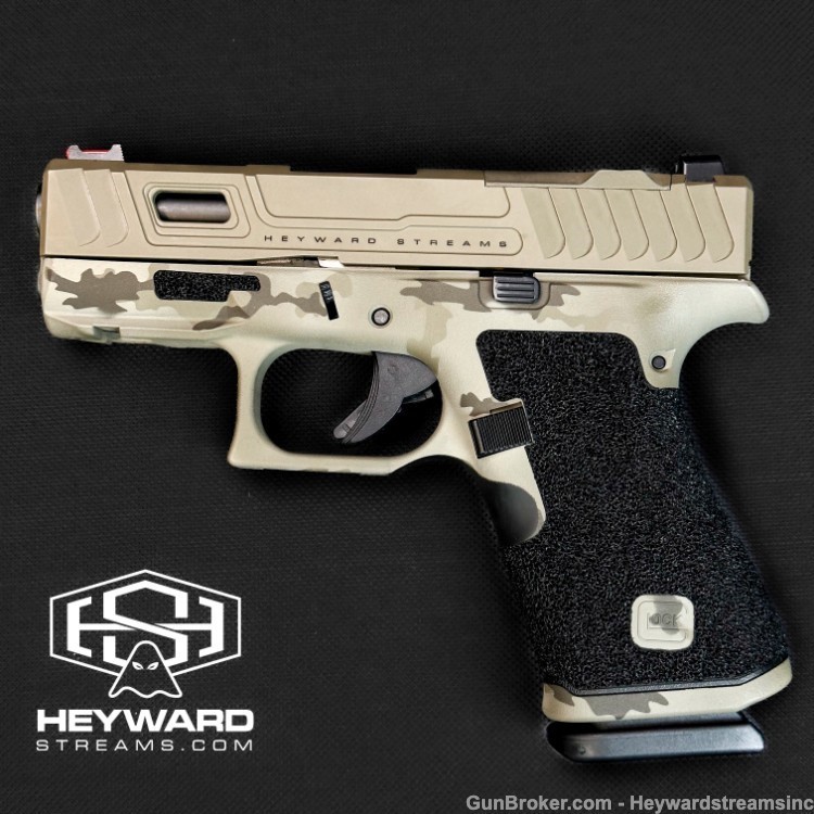 NEW Custom Glock 43x, FDE Camo, 9mm, Ultra-concealable, personal-carry-img-0