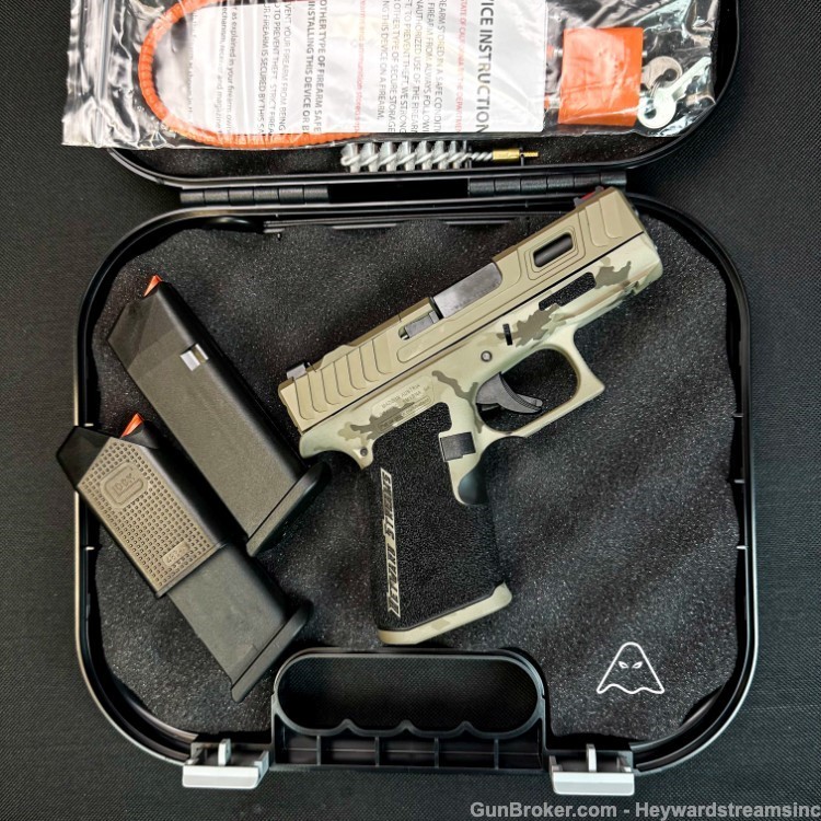 NEW Custom Glock 43x, FDE Camo, 9mm, Ultra-concealable, personal-carry-img-2