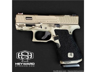 NEW Custom Glock 43x, FDE Camo, 9mm, Ultra-concealable, personal-carry