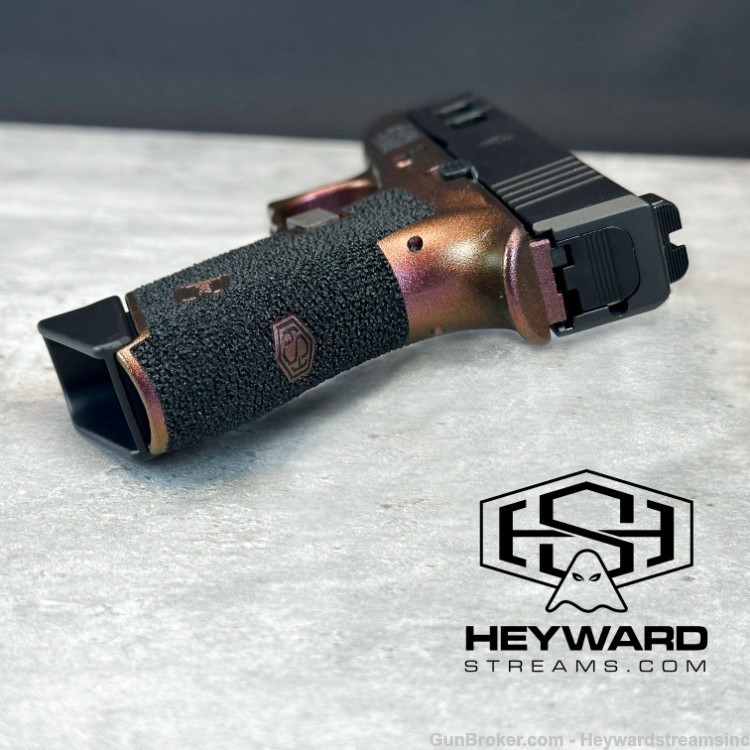 Custom Glock 43, Metalic B Cherry , 9mm, Ultra-concealable, personal-carry-img-2