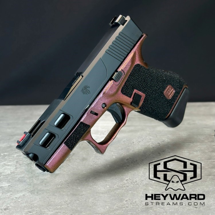 Custom Glock 43, Metalic B Cherry , 9mm, Ultra-concealable, personal-carry-img-0