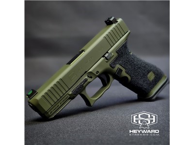 Glock 45 Custom High End Hand Stippled *NEW* ODG Cerakote Plus Accessories