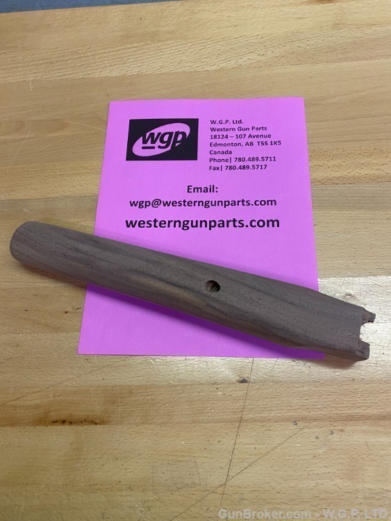 Ruger parts, #1 B forend, unfinished walnut, repro-img-0