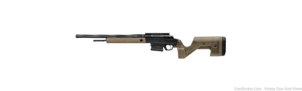 NIB STAG ARMS PURSUIT BOLT ACTION RIFLE - 18" .308, SPORTER FLUTED – TAN-img-1