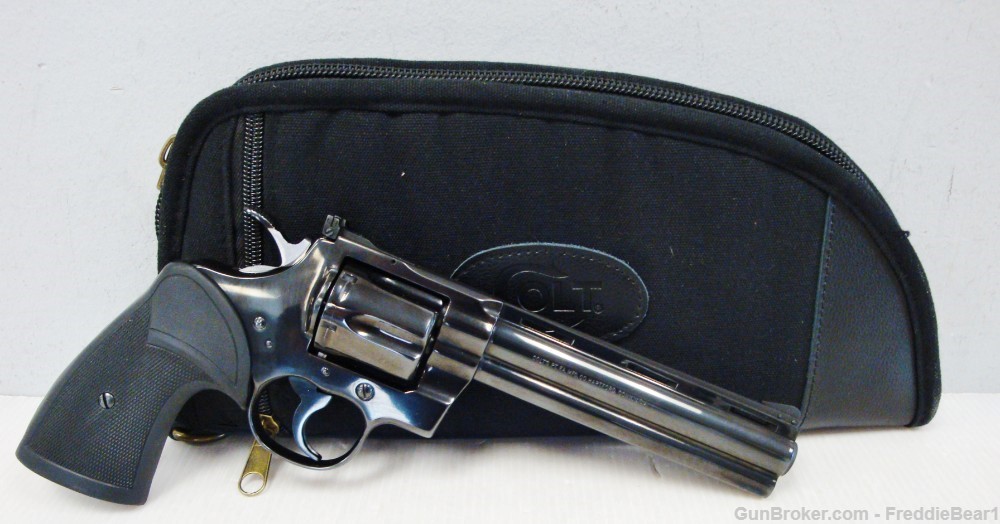 Colt Python 6” Royal Blue .357 mag 1980 Snake Gun NEW! UNFIRED!LQQK! -img-0